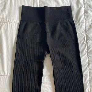 QQQ Black Ribbed Legging